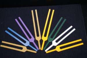 Earth-Moon-Sun High Frequency Tuning Fork Set by Acutonics- 8 forks