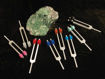 Mid Octave Planetary Tuning fork set with Mars-Venus